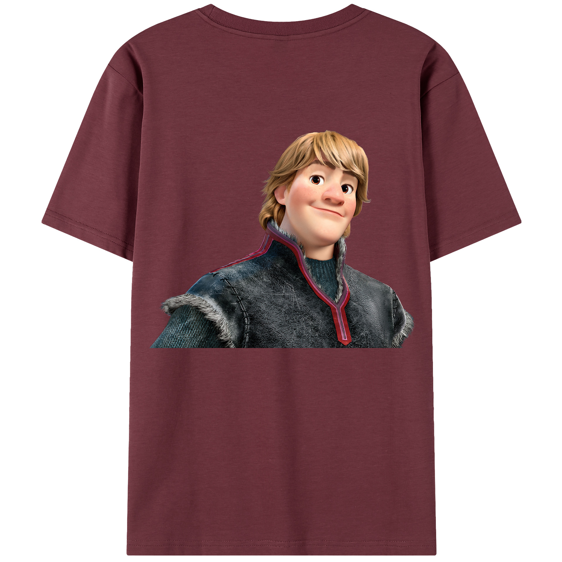 （画像用） アナと雪の女王 アンナ エルサ Frozen Anna Elsa 綿100％半袖Tシャツ（背面プリント）